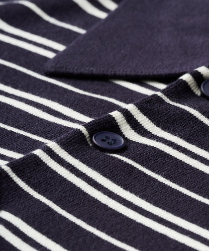 Macade Crossover Striped Knit Shirt