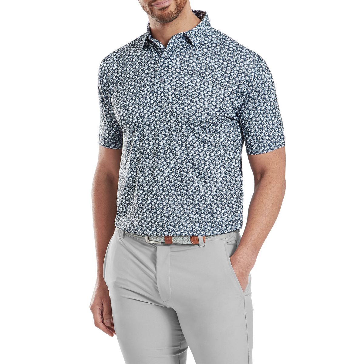 FJ Floral Sketch Print Lisle