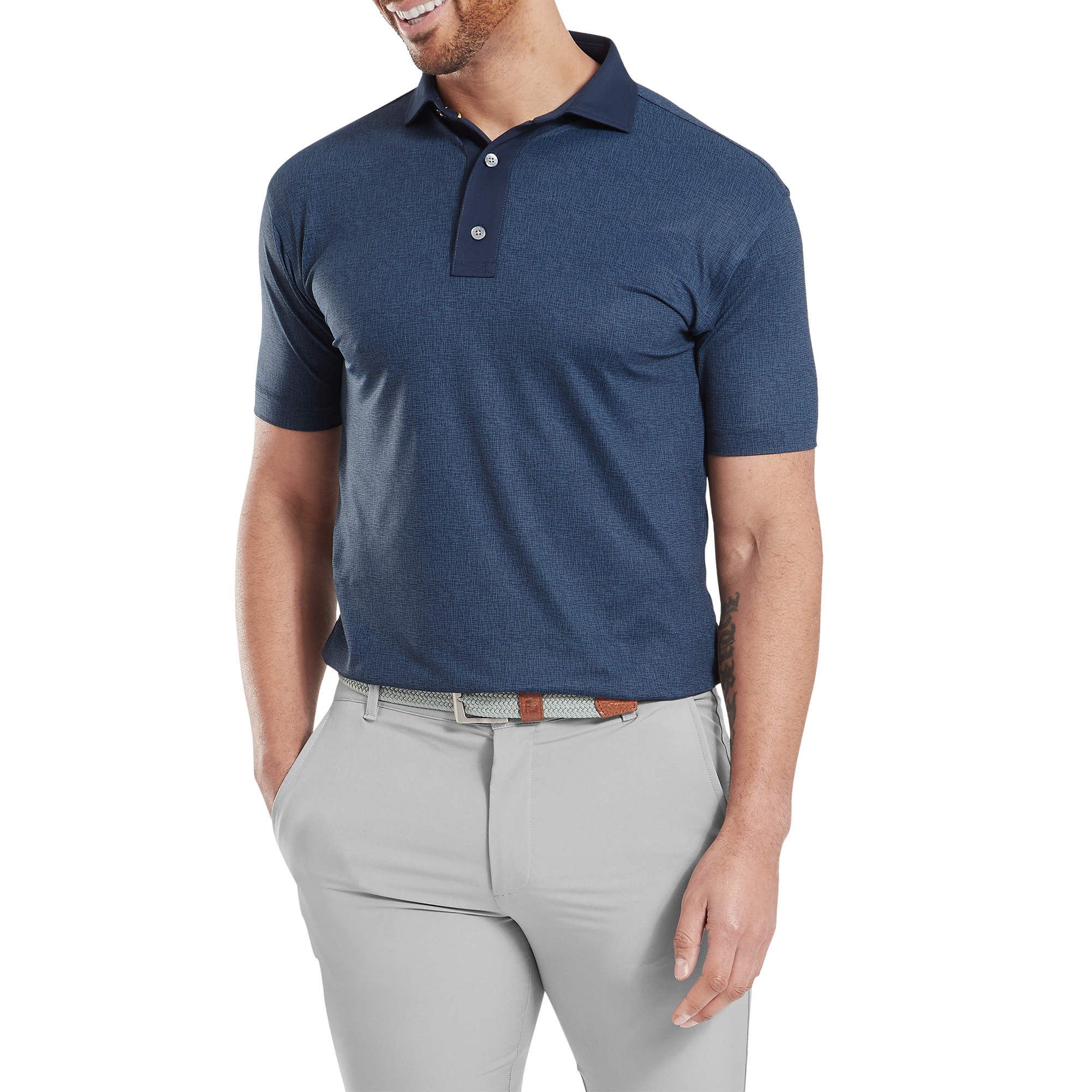 FJ Etched Texture Print Lisle