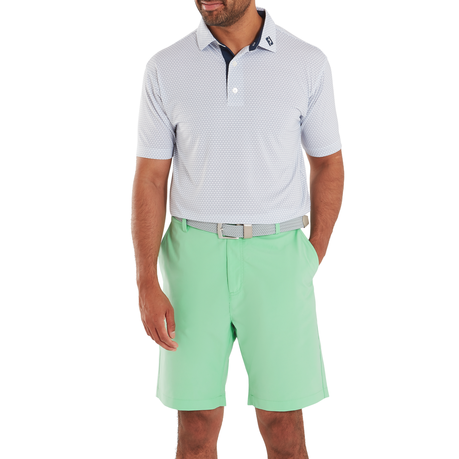 FJ Deco Diamond Print Lisle