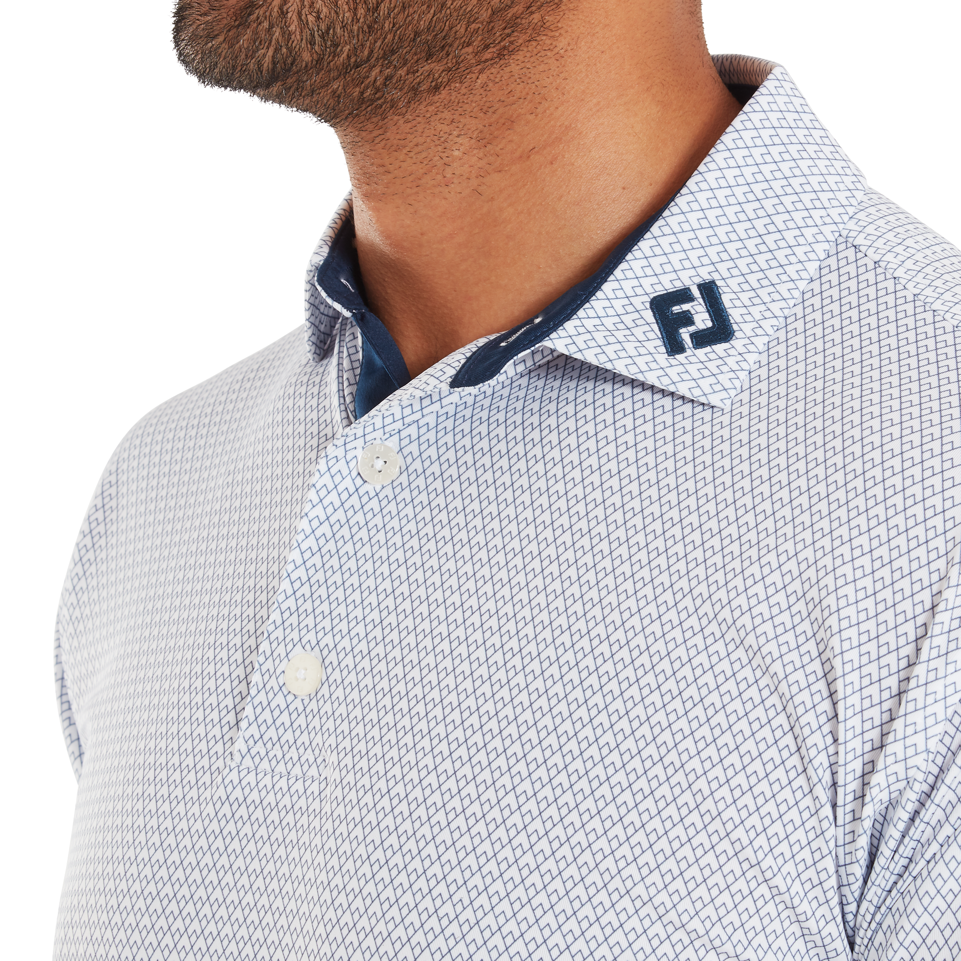 FJ Deco Diamond Print Lisle