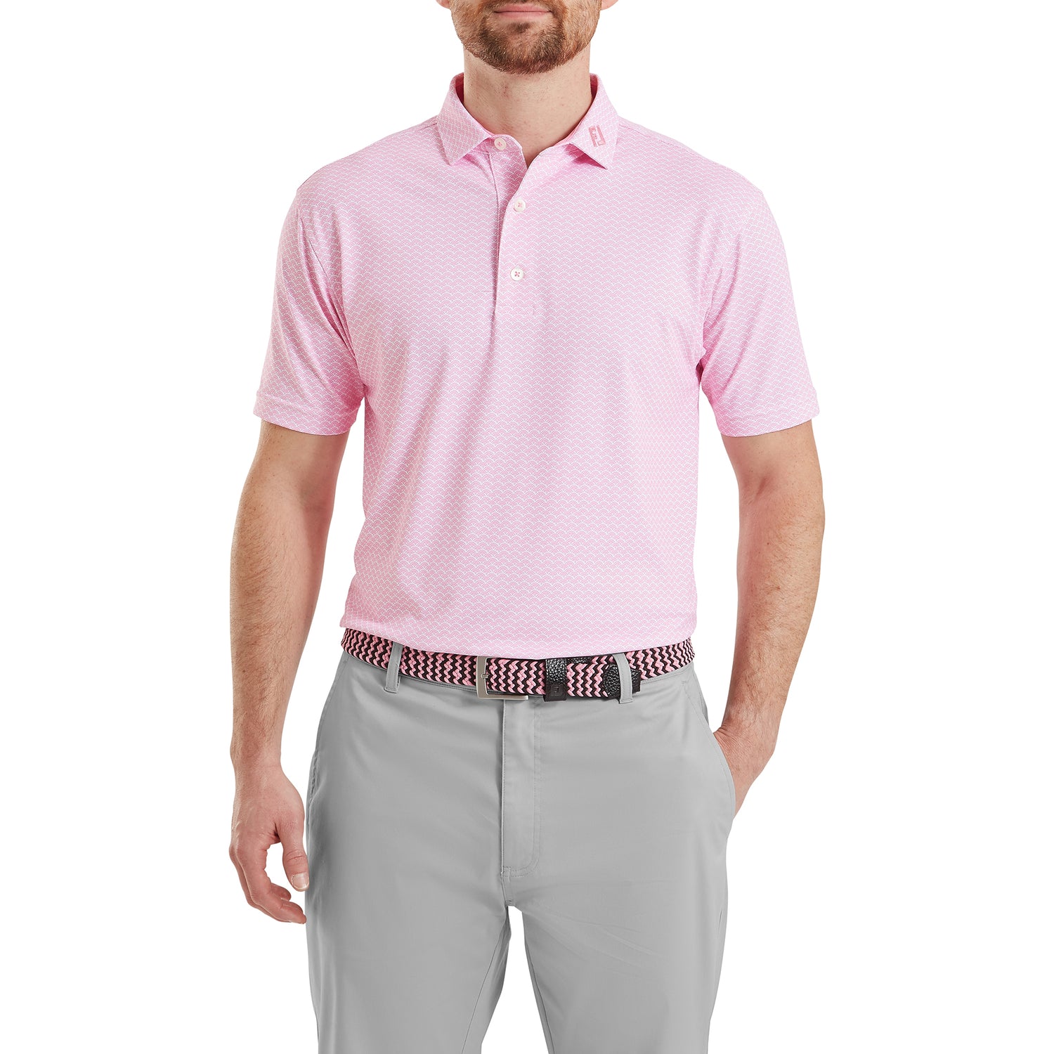 FJ Scallop Geo Pique