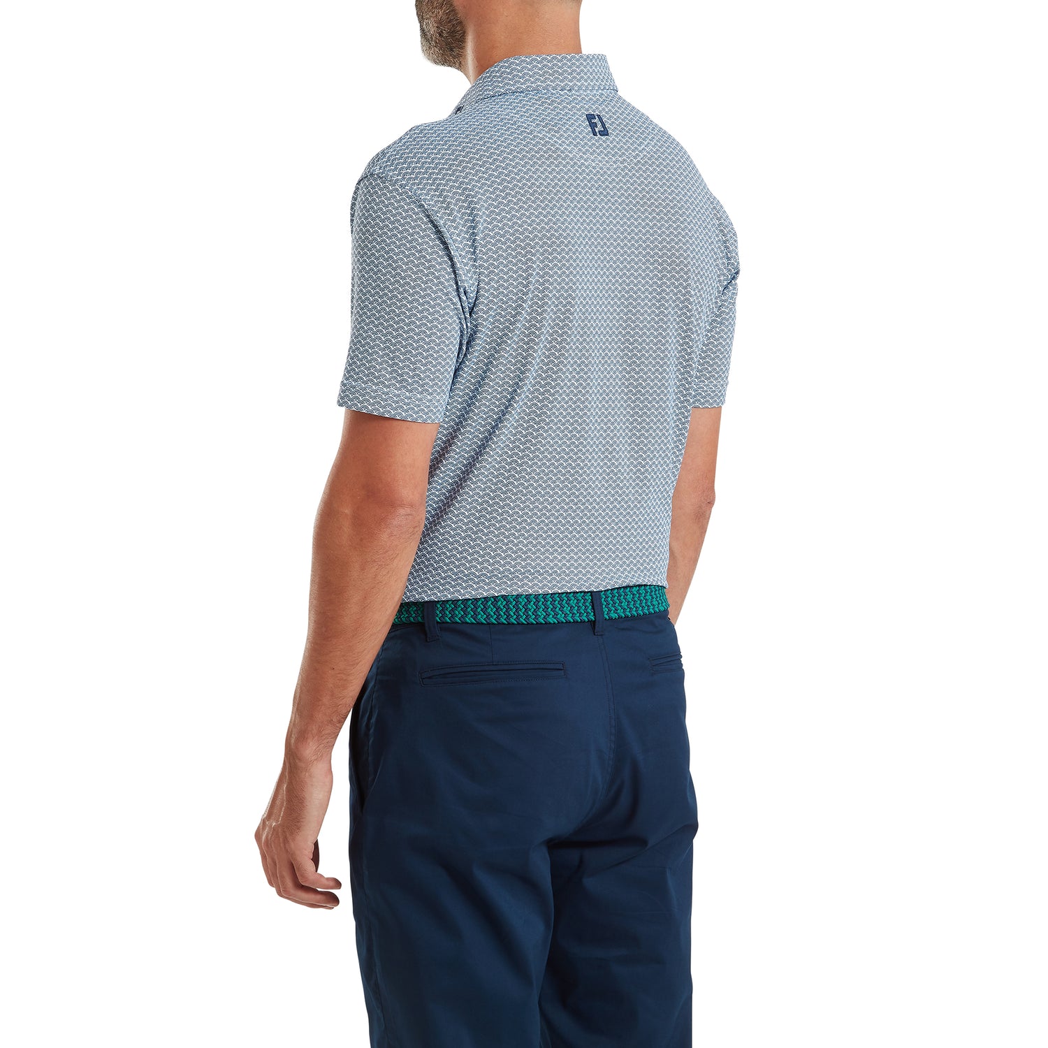 FJ Scallop Geo Pique