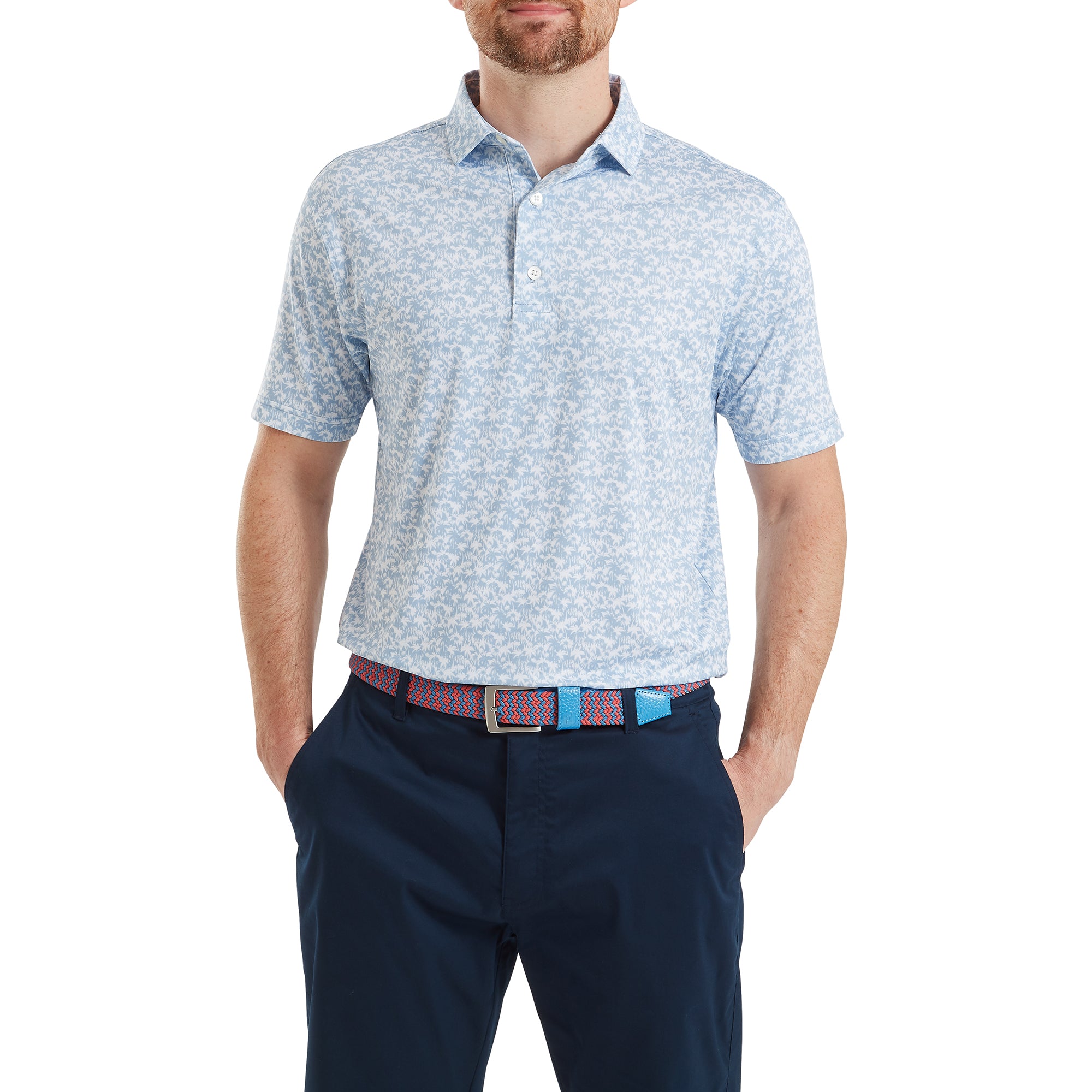 FJ Hidden Palm Print Lisle