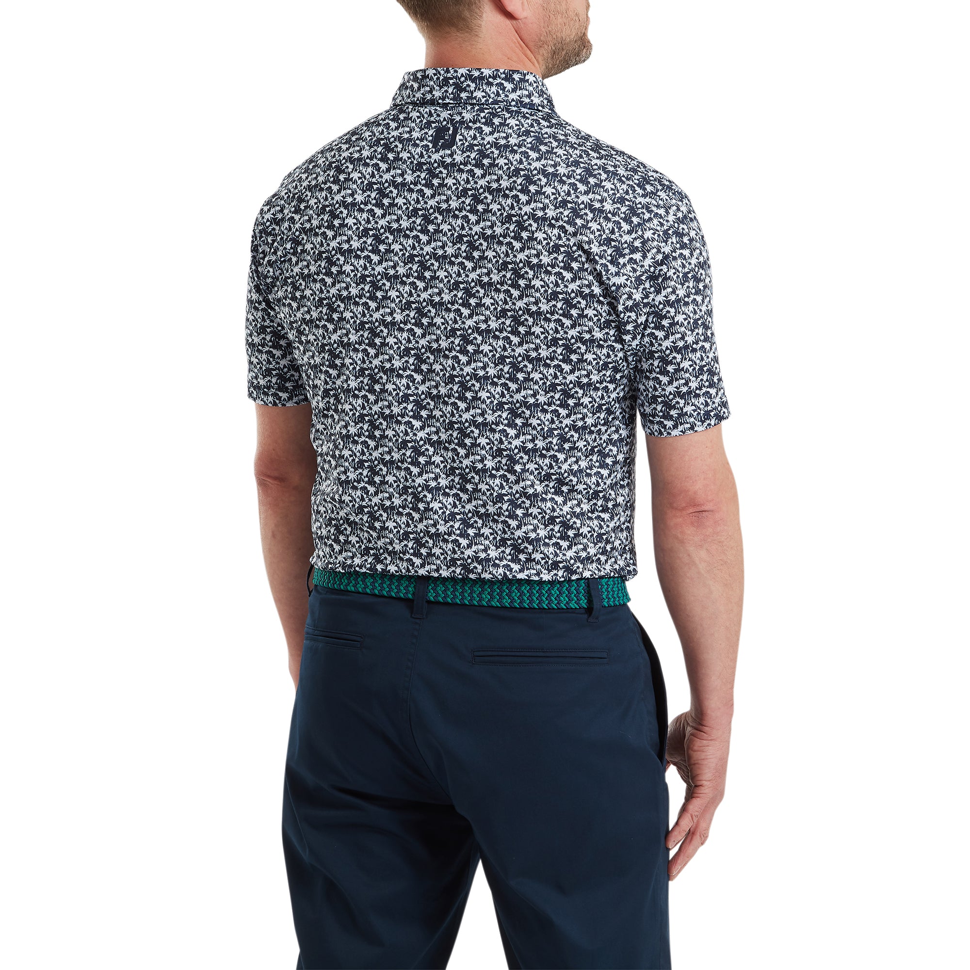 FJ Hidden Palm Print Lisle