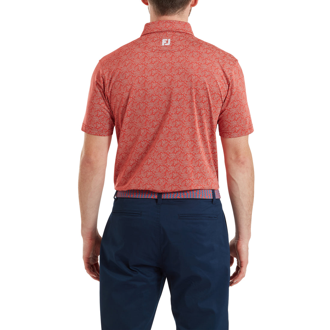 FJ Wingtip Floral Lisle