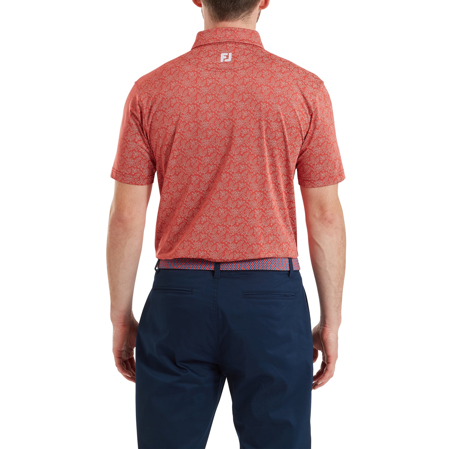 FJ Wingtip Floral Lisle