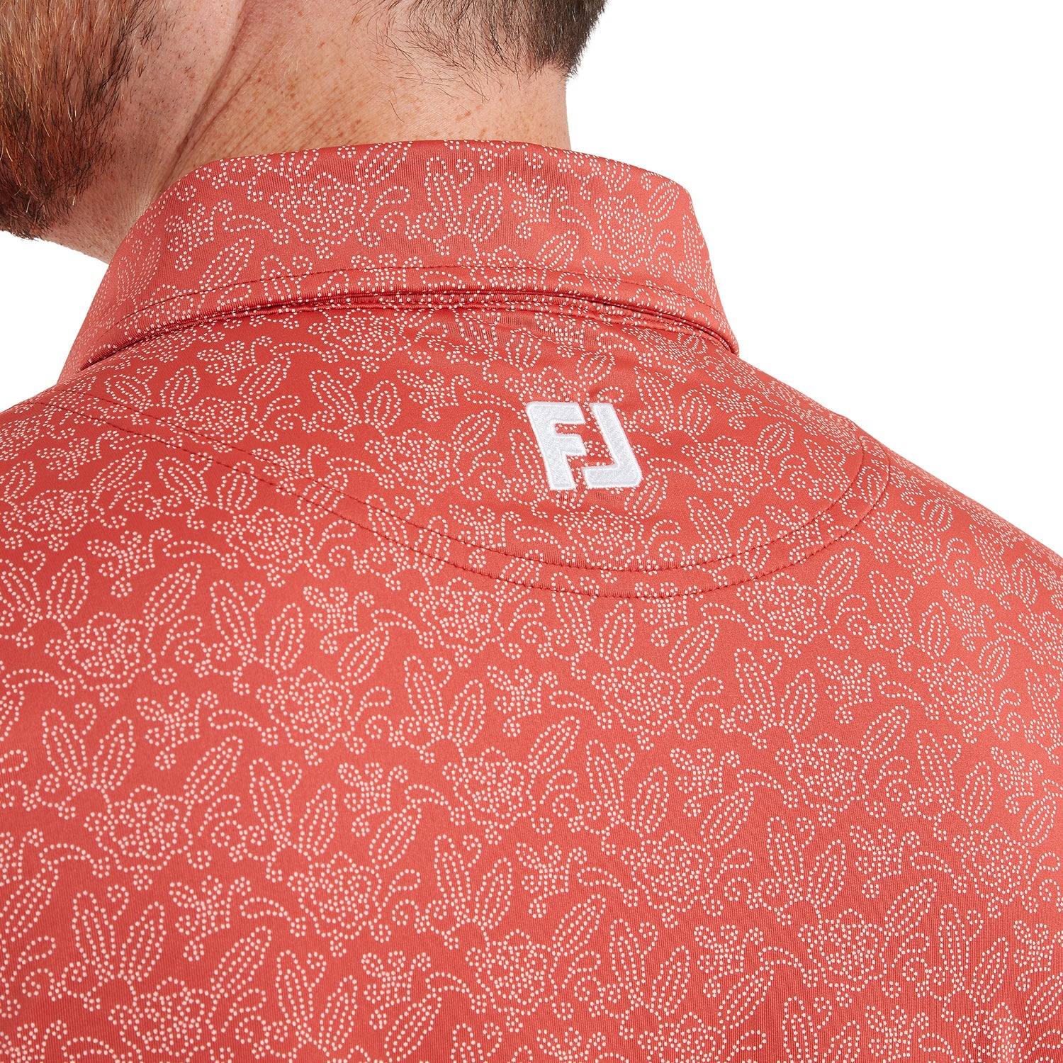 FJ Wingtip Floral Lisle