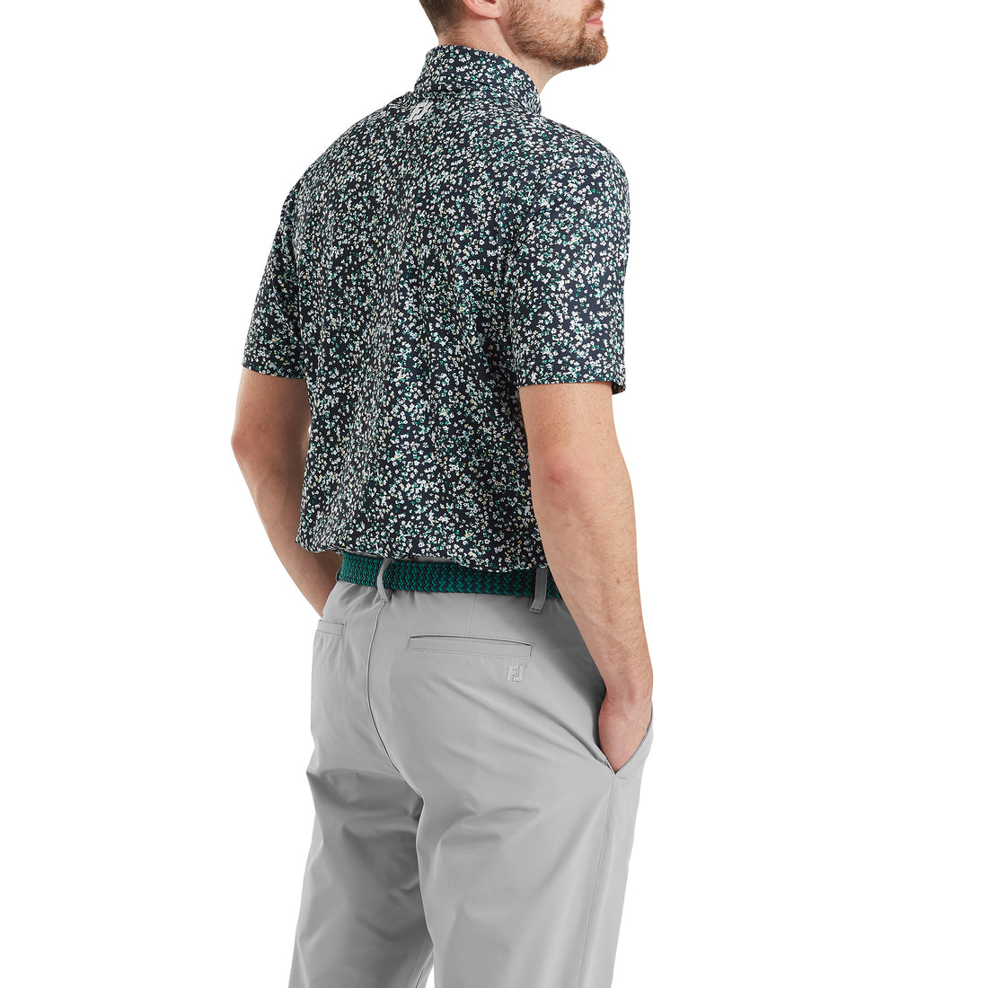 FJ Watercolour Floral Print Pique
