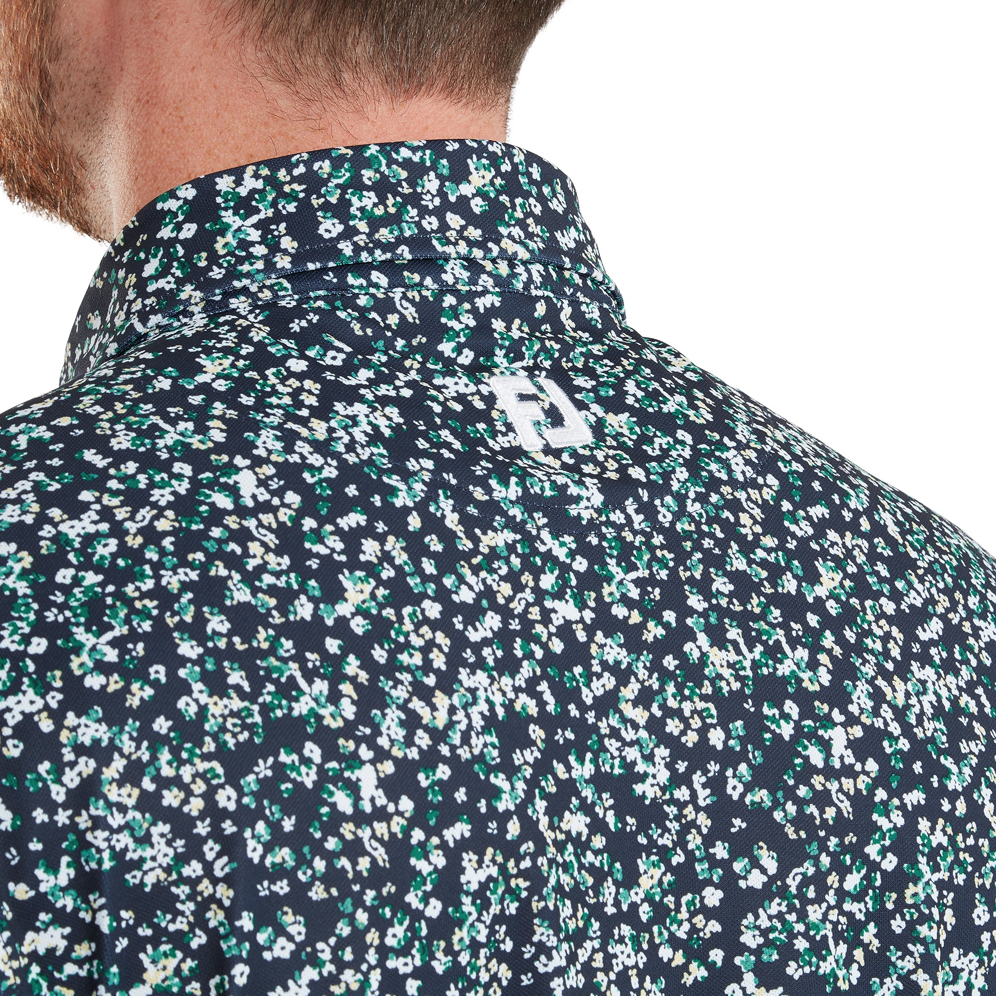 FJ Watercolour Floral Print Pique