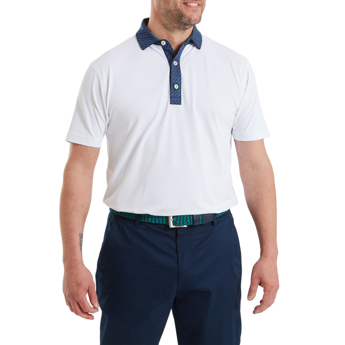 FJ Star Geo Trim Pique