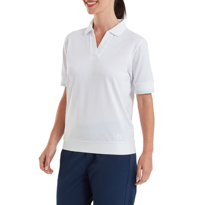 FJ Dömubolur Texture Knit Polo