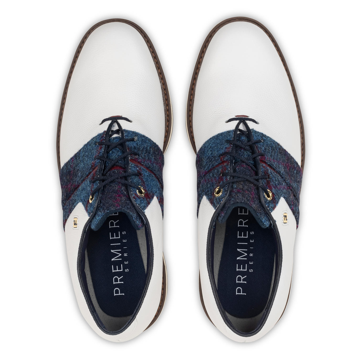 FJ Golfskór Herra Harris Tweed Packard