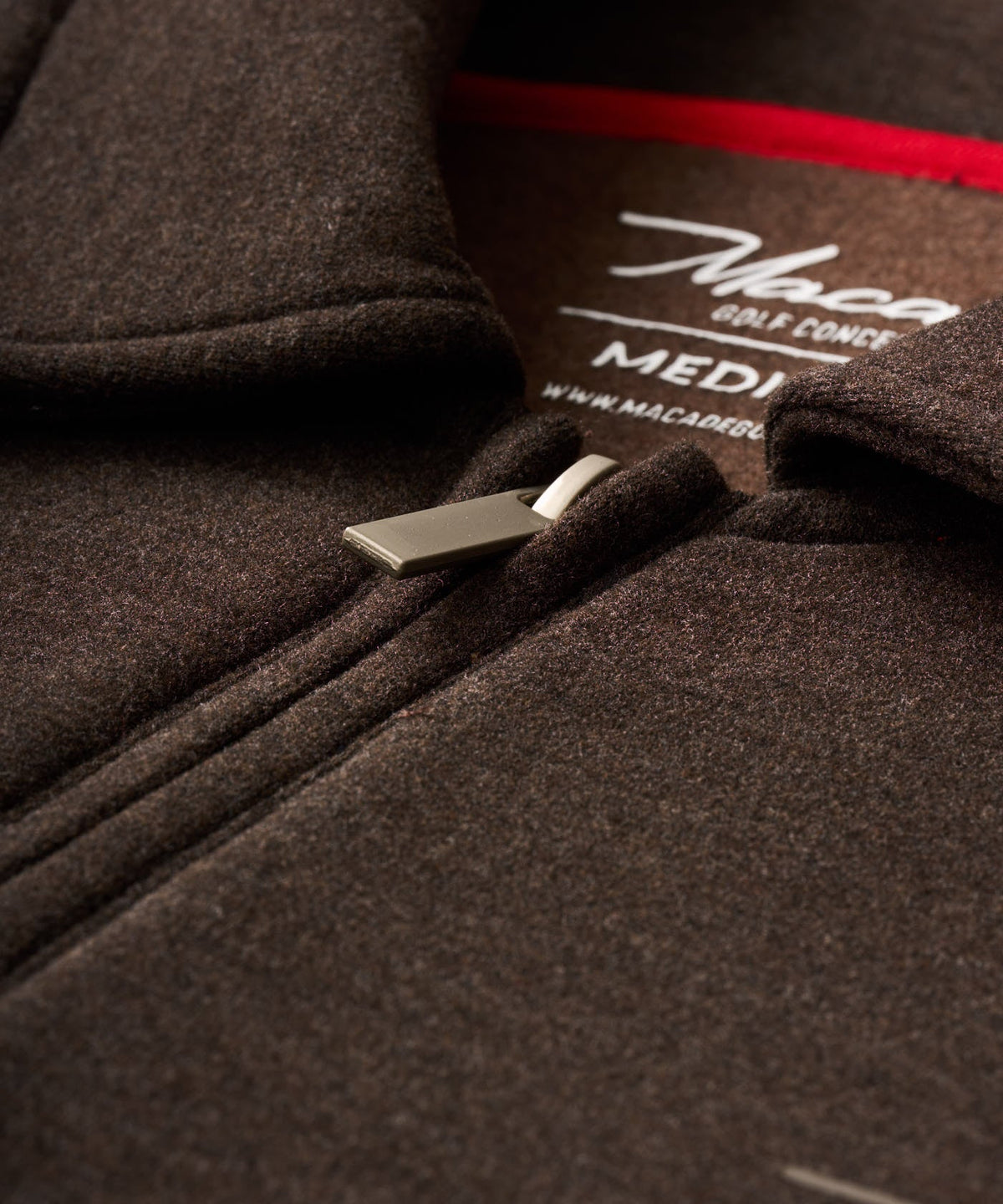 Macade Crossover Long Sleeve Zip Polo