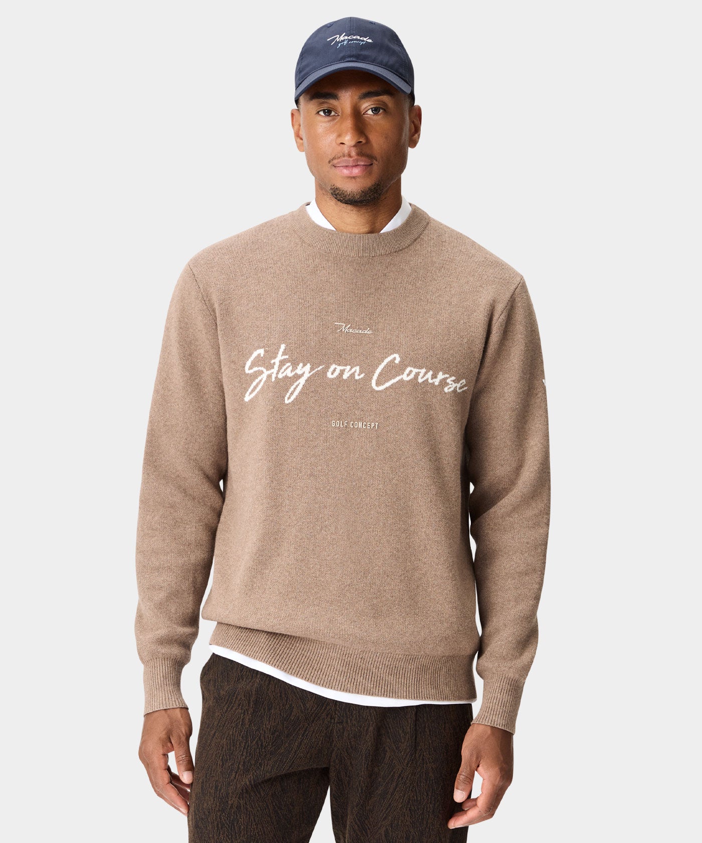 Macade TX Intarsia Knit Crewneck
