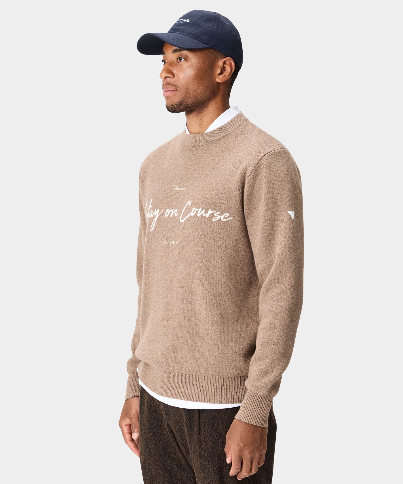 Macade TX Intarsia Knit Crewneck
