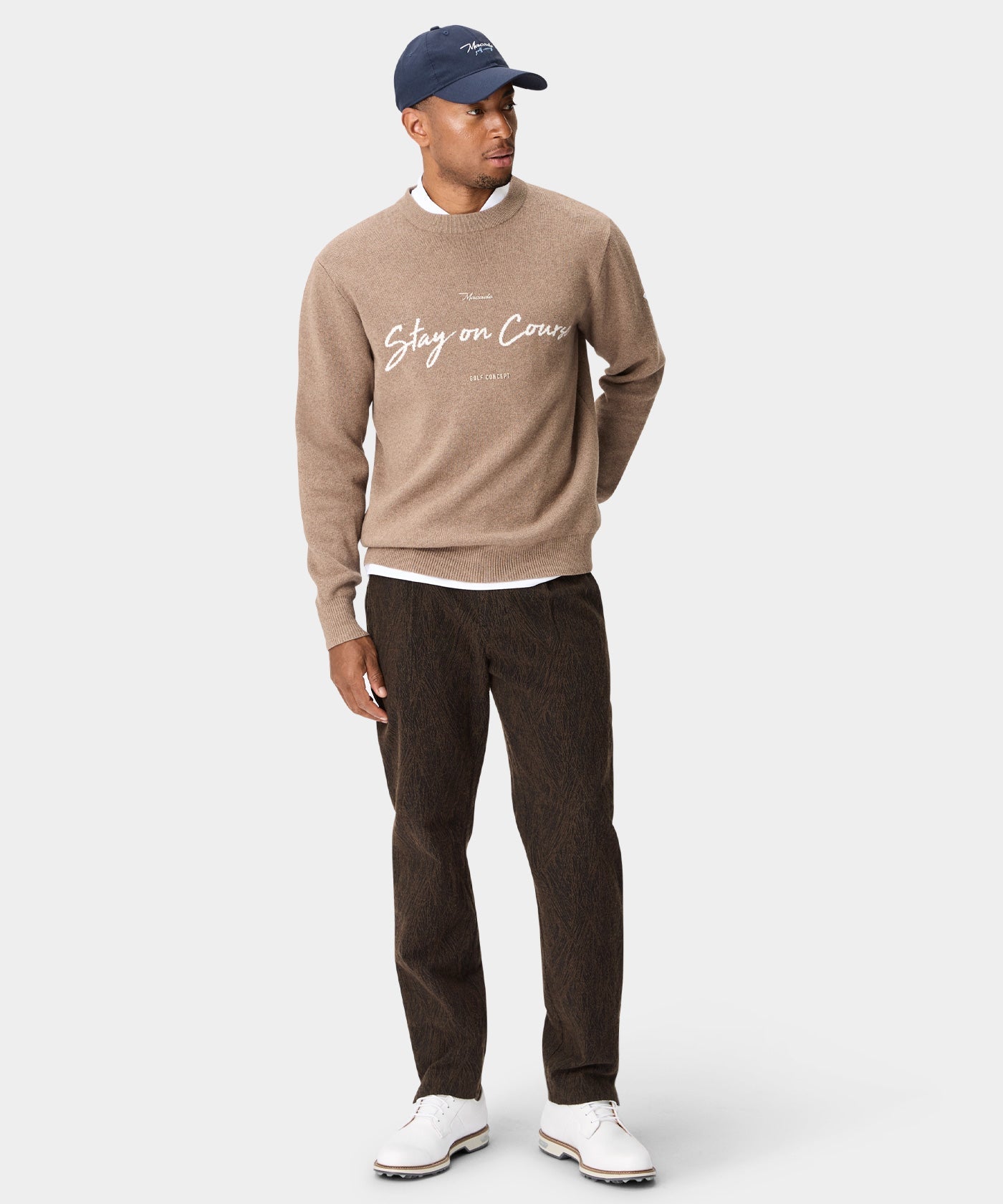 Macade TX Intarsia Knit Crewneck
