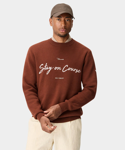 Macade TX Intarsia Knit Crewneck