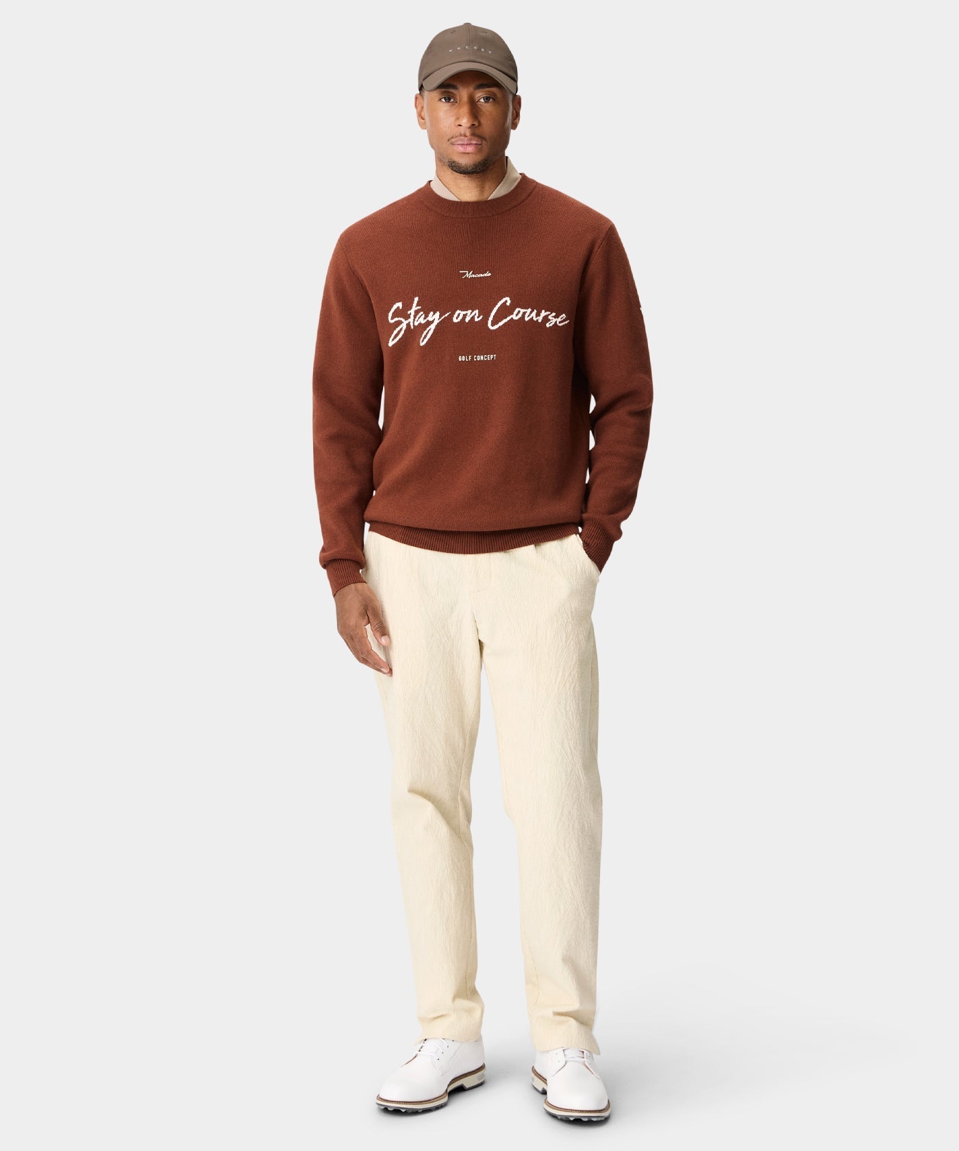 Macade TX Intarsia Knit Crewneck