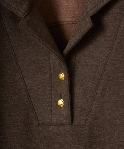 Macade Dömu Crossover Wool Sweatshirt