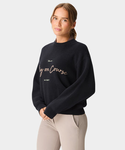 Macade Dömu Cropped TX Knit Sweater