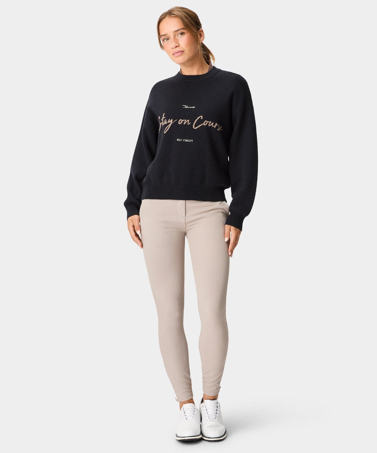 Macade Dömu Cropped TX Knit Sweater