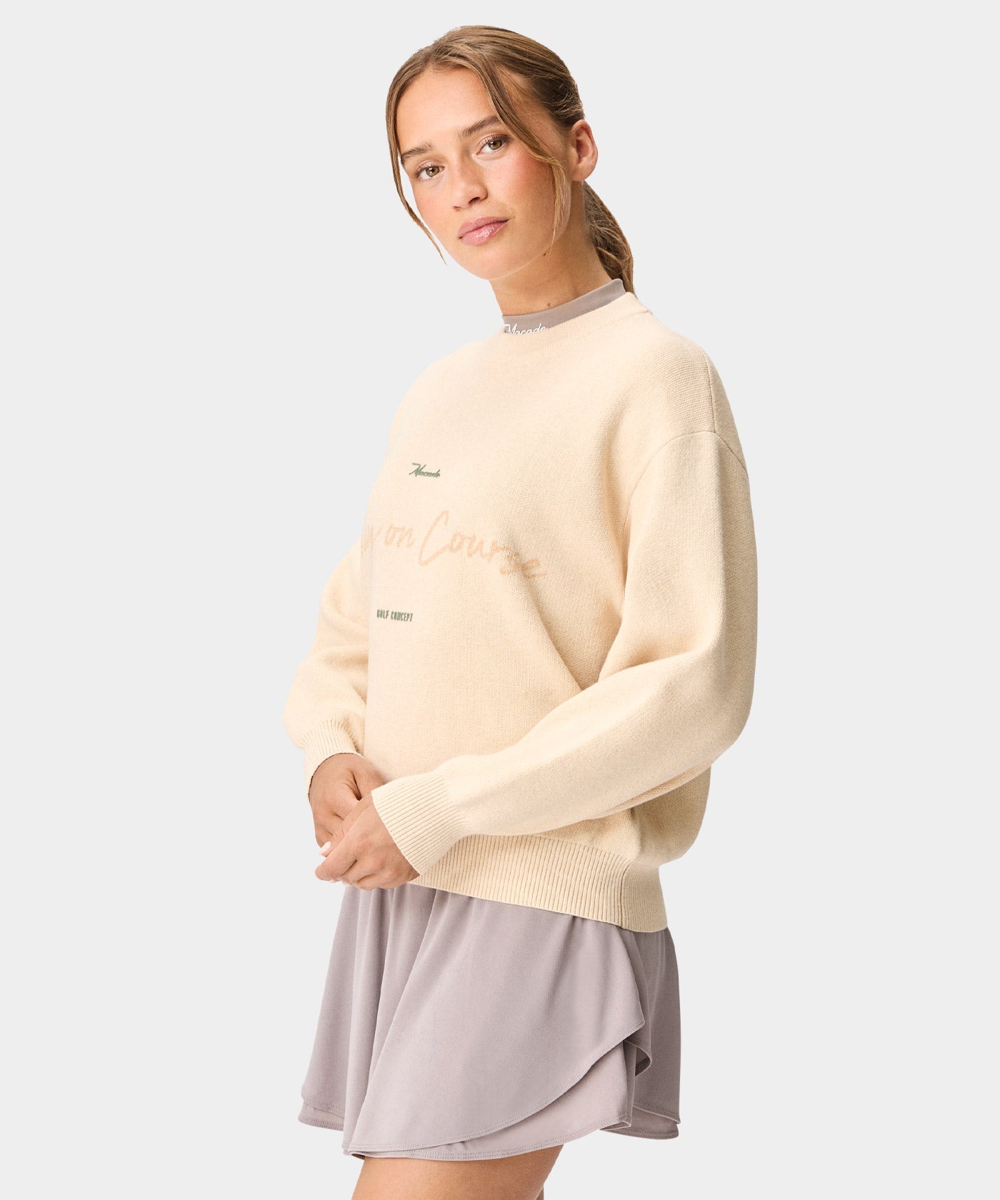 Macade Dömu Cropped TX Knit Sweater