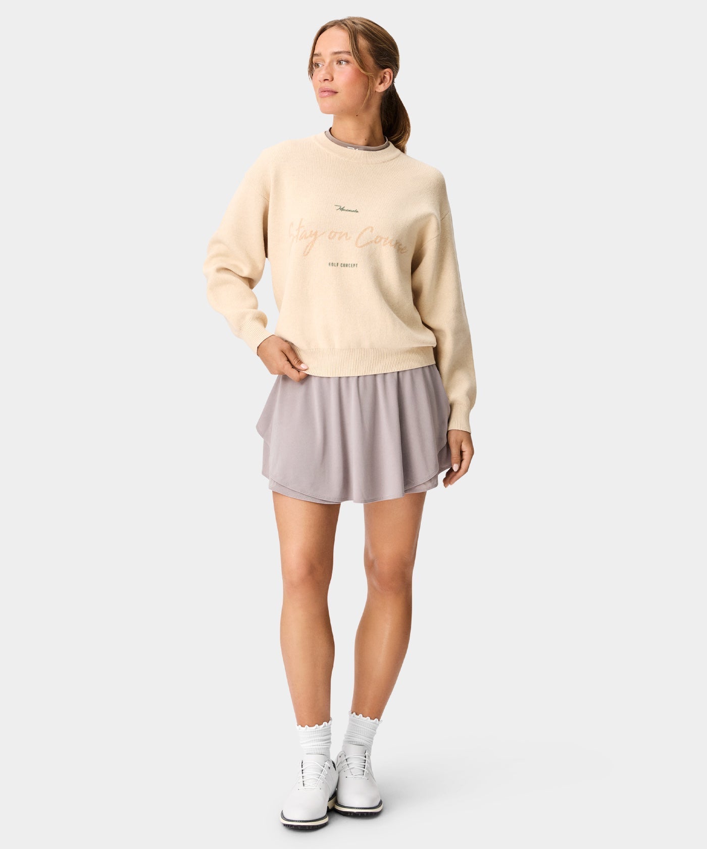 Macade Dömu Cropped TX Knit Sweater