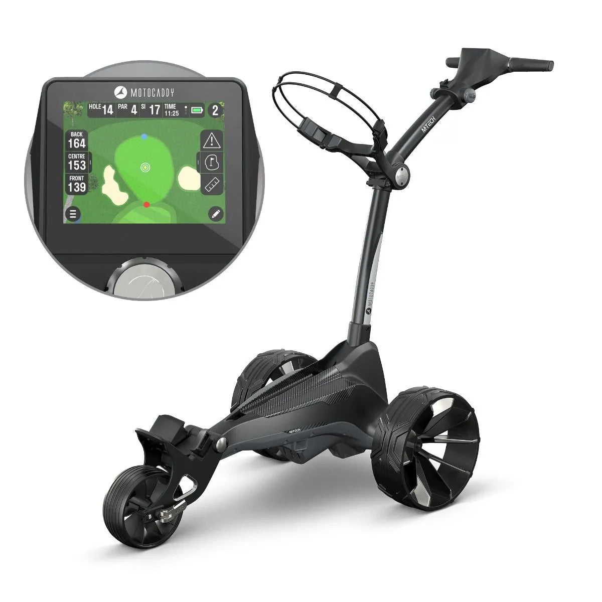 Golfkerra rafmagns Motocaddy M-TECH GPS