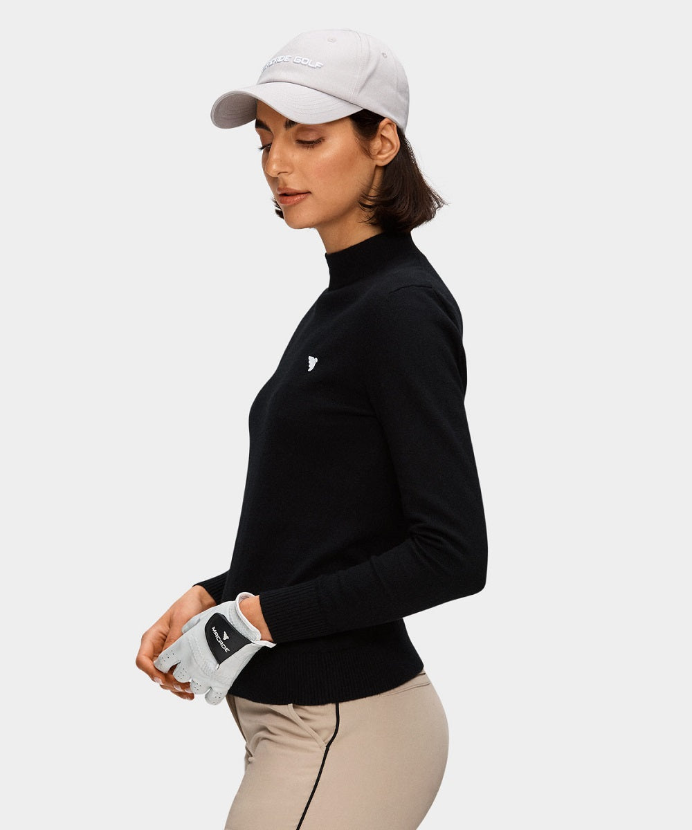 Macade Dömu Tech Mock Neck