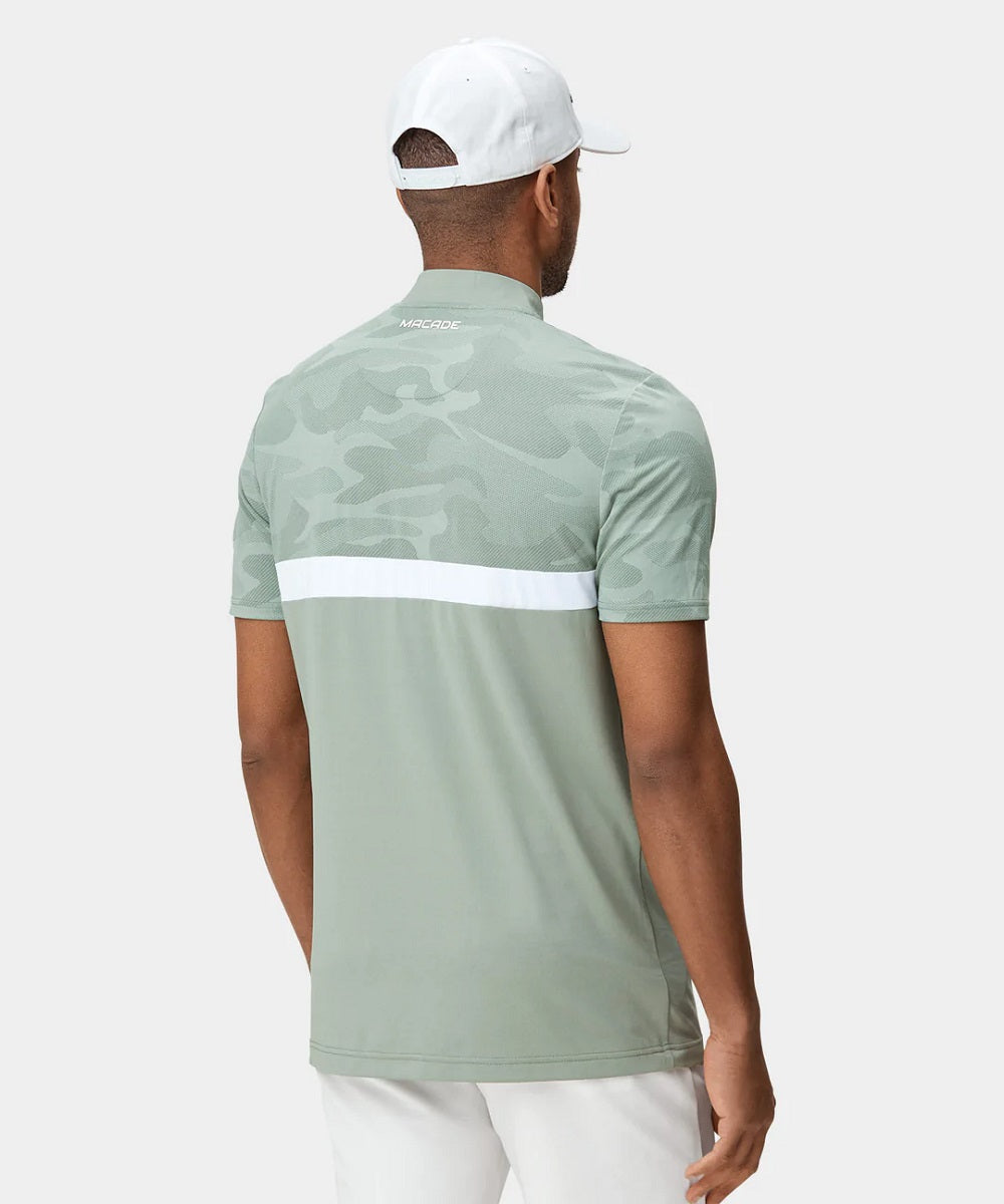 Macade Sage Green TX Bomber Shirt