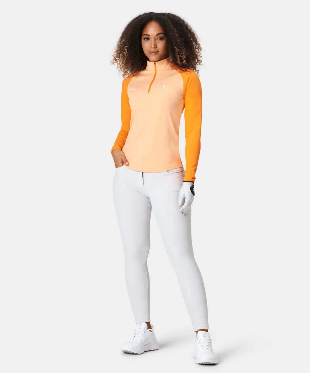 Macade Dömu Apricot Tour Quarter Zip