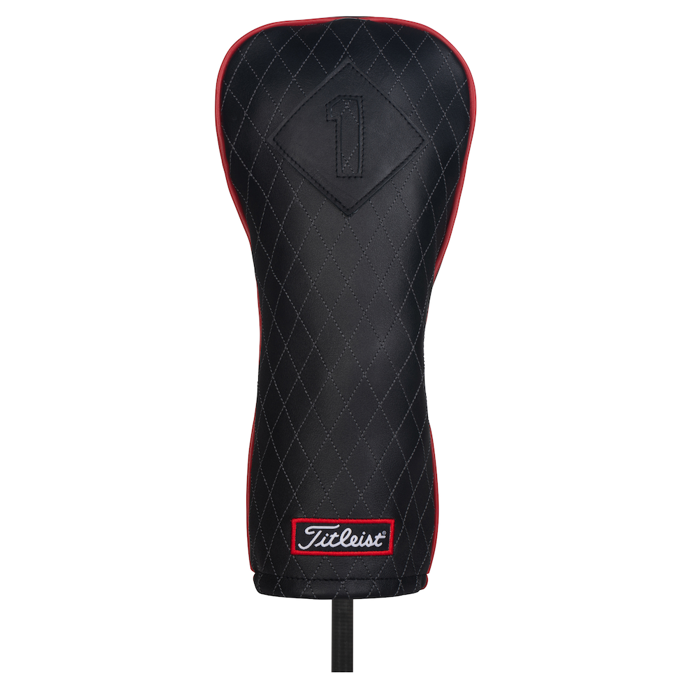 Headcover Jet Black Leather