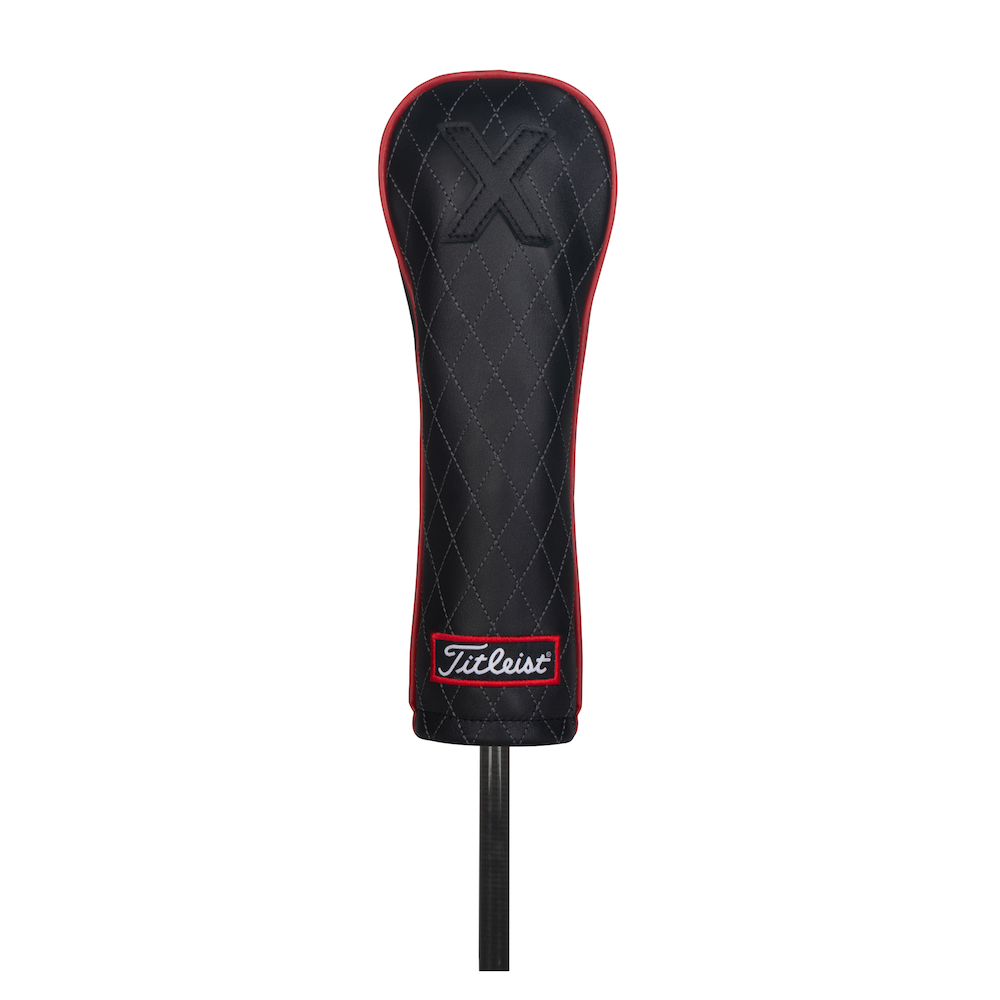 JET BLACK LEATHER HEADCOVERS